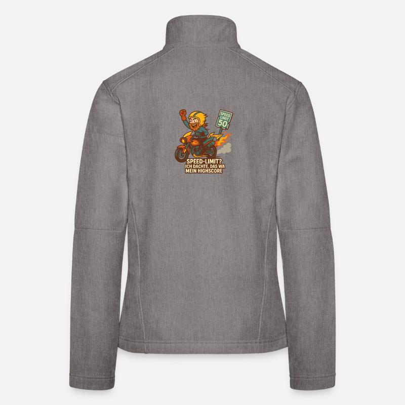 Speed-Limit? Ich dachte, das war mein Highscore!" Frauen Softshelljacke