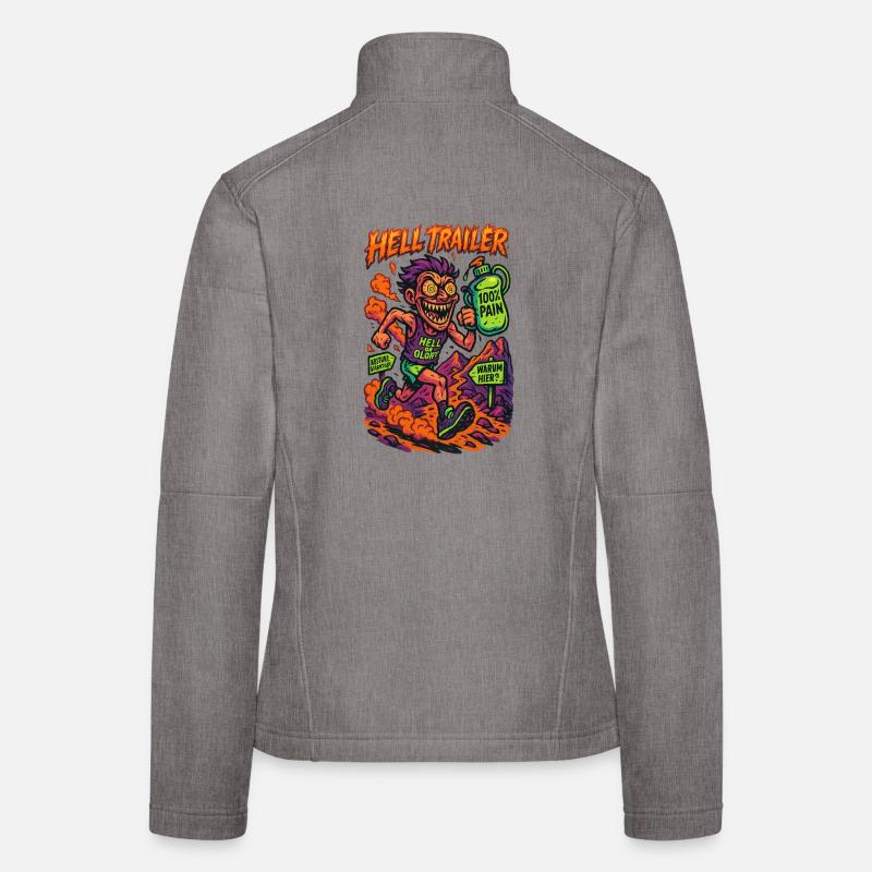 Bande-annonce de l’enfer - Crazy Trailrunner Veste en tissu softshell Femme