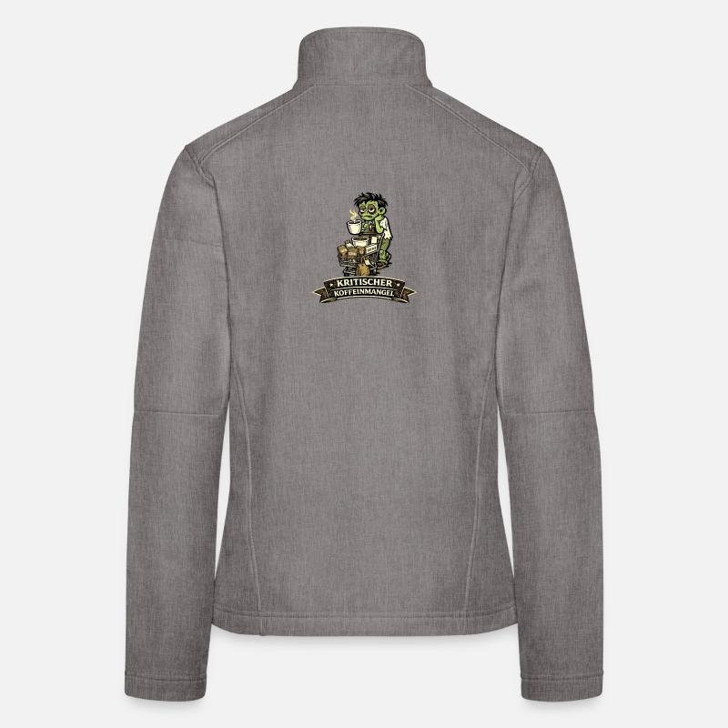 Kritischer Koffeinengel Frauen Softshelljacke