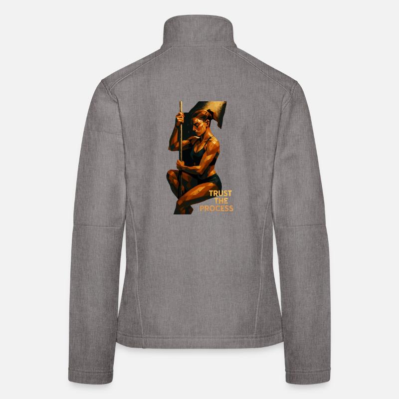 Pole Dance Trust the Process – Focus & Power Women's Softshell Jacket