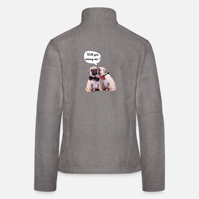 Willst du mich heiraten? Frauen Softshelljacke