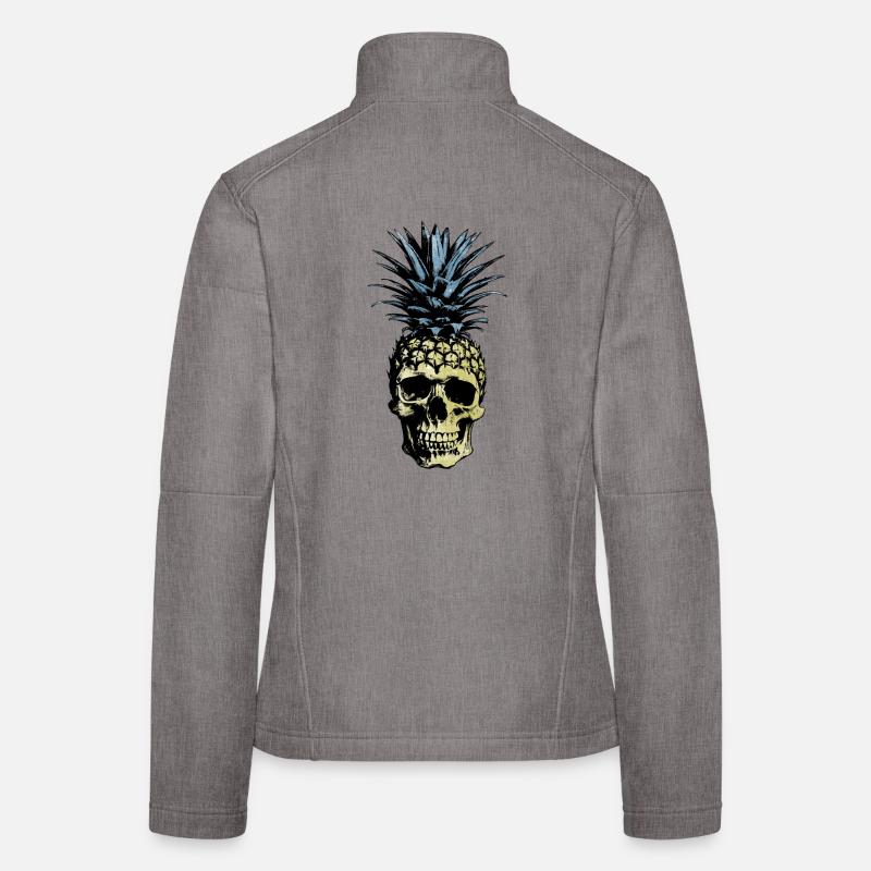 FOND CLAIR DE CRÂNE D’ANANAS Veste en tissu softshell Femme