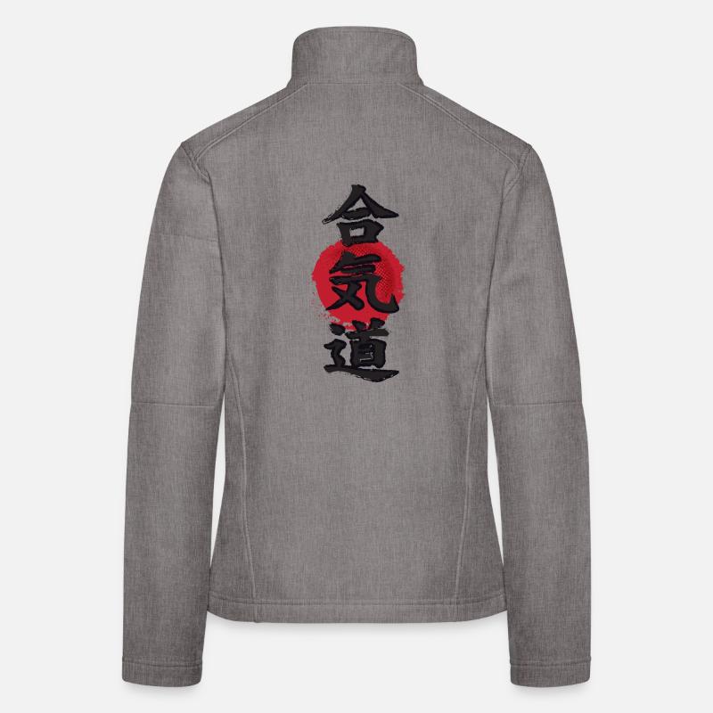Aikido-Ideogramm Frauen Softshelljacke