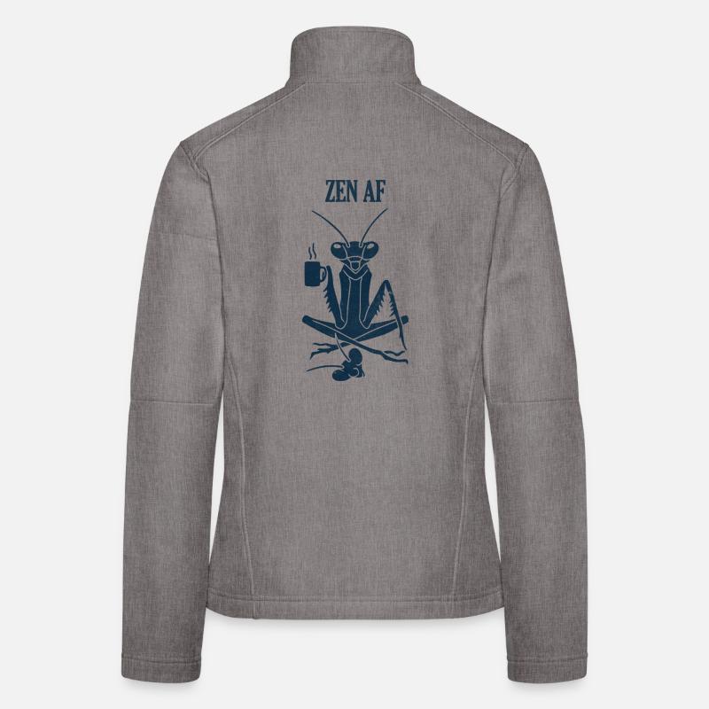 Zen AF Coffee Mantis Women's Softshell Jacket