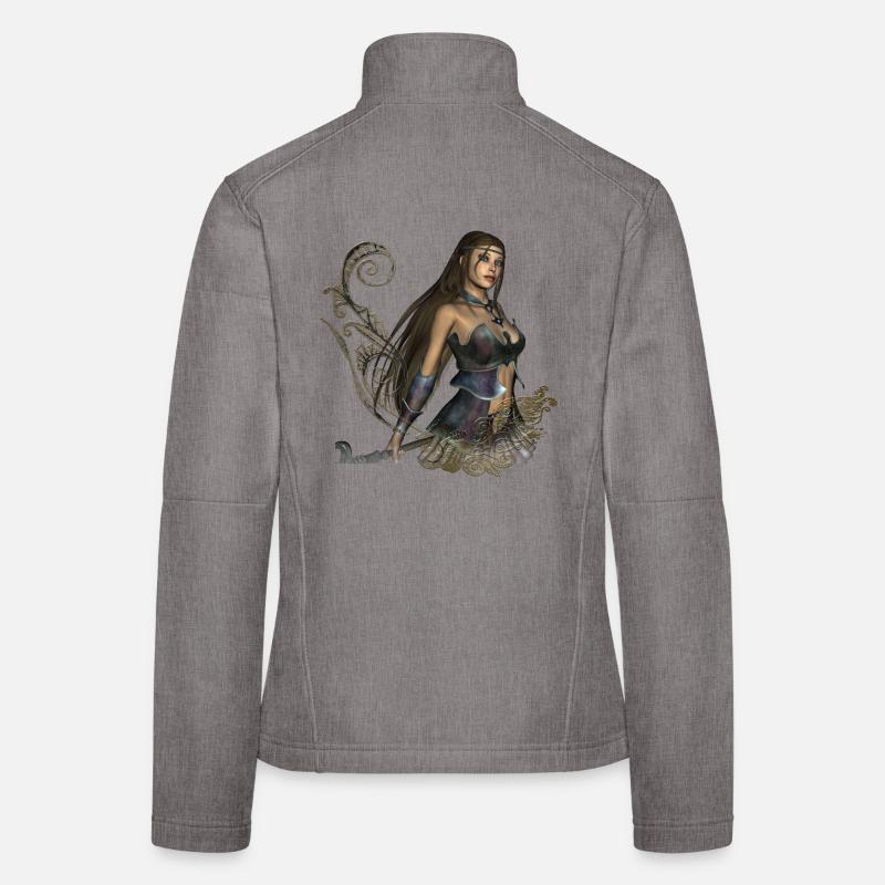 Fée géniale Veste en tissu softshell Femme