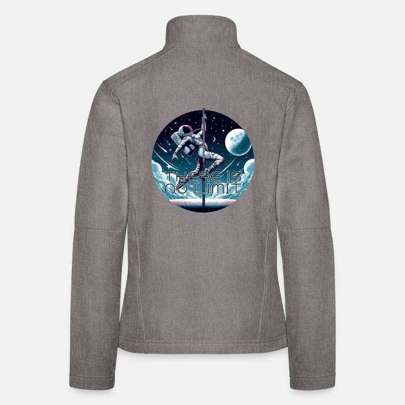 Pole Dance Astronaut Pole Dance Gift Women's Softshell Jacket