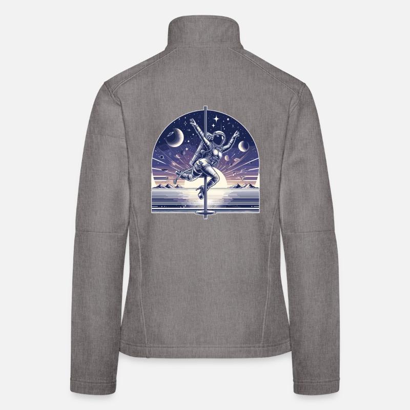 Pole dance astronaute Pole Dance cadeau Veste en tissu softshell Femme