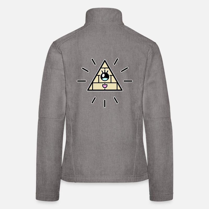 Illuminati Kawaii Frauen Softshelljacke