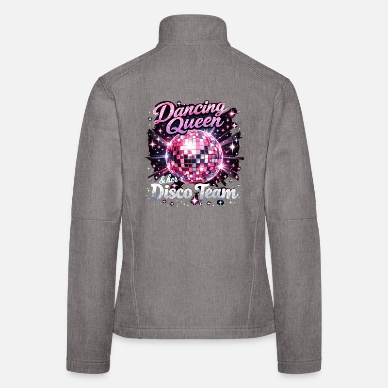 Dancing Queen & Disco Team : Mix Ball Disco Party Veste en tissu softshell Femme