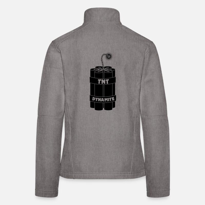 Sieben brennende Dynamitstangen Frauen Softshelljacke