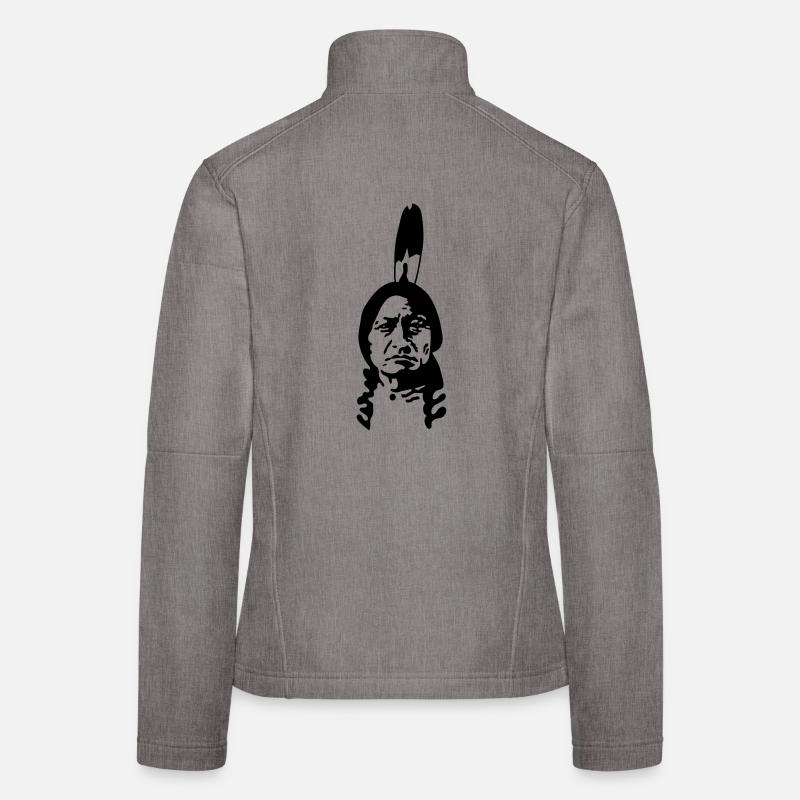 Indianer Frauen Softshelljacke
