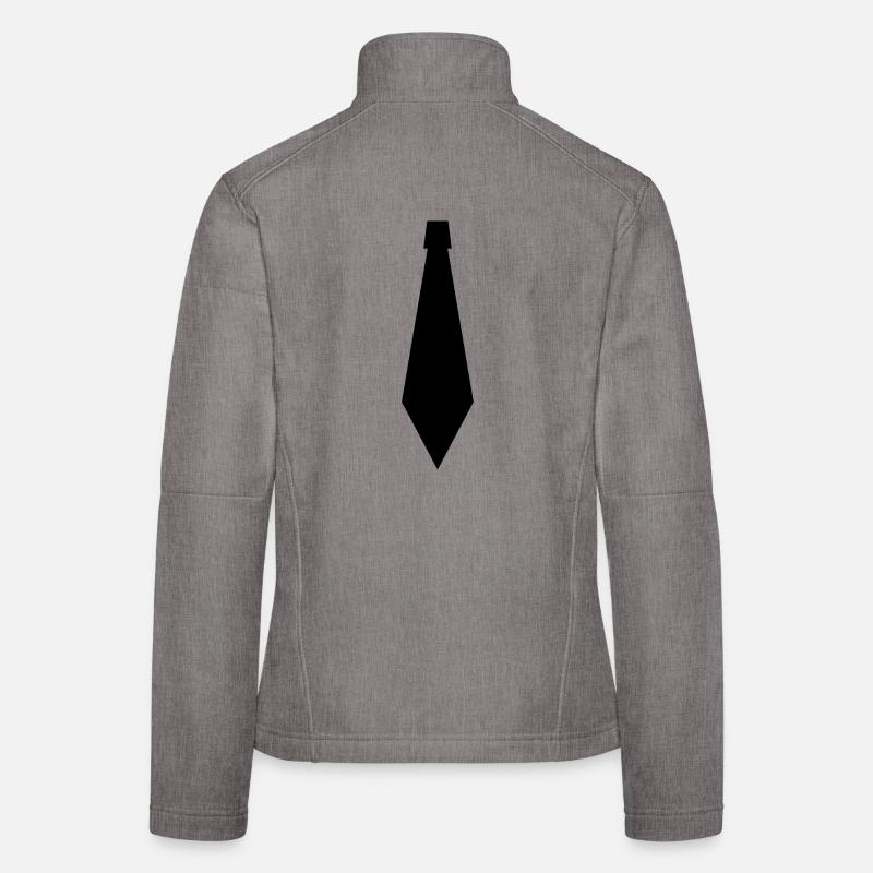 Cravate fausse Veste en tissu softshell Femme