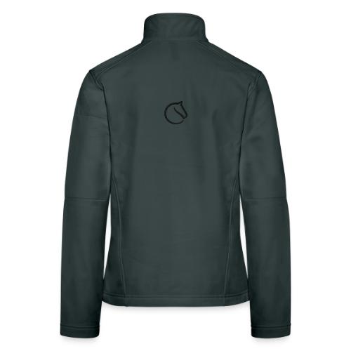 black lichess logo - Women's Softshell Jacket