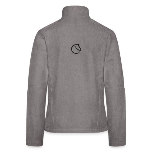 black lichess logo - Women's Softshell Jacket
