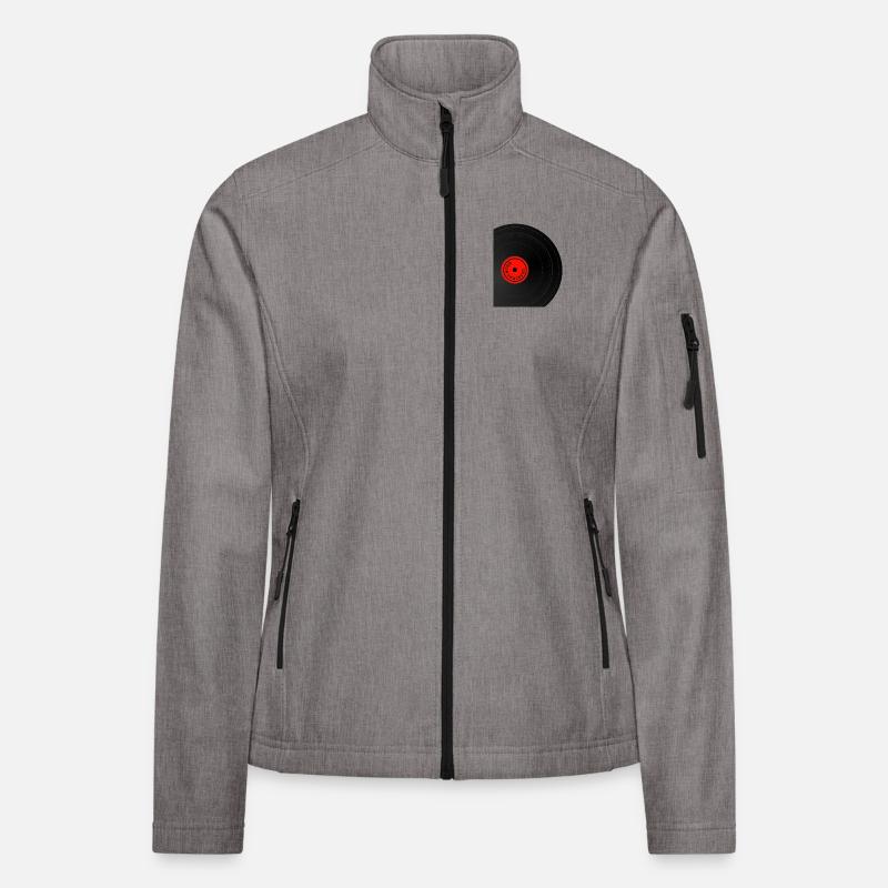 Doublage original - Veste en tissu softshell Femme - gris chiné