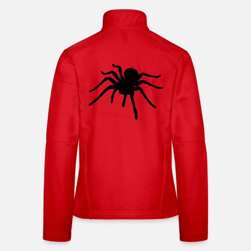 Spiders rampants Veste en tissu softshell Femme