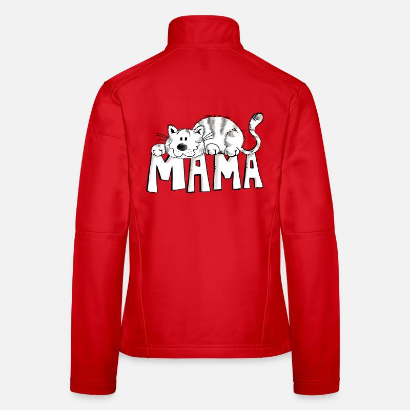 Cats Mum - Cat - Comic - Funny - Gift Women's Softshell Jacket
