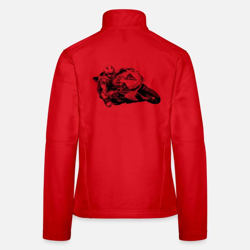 Motorrad Frauen Softshelljacke