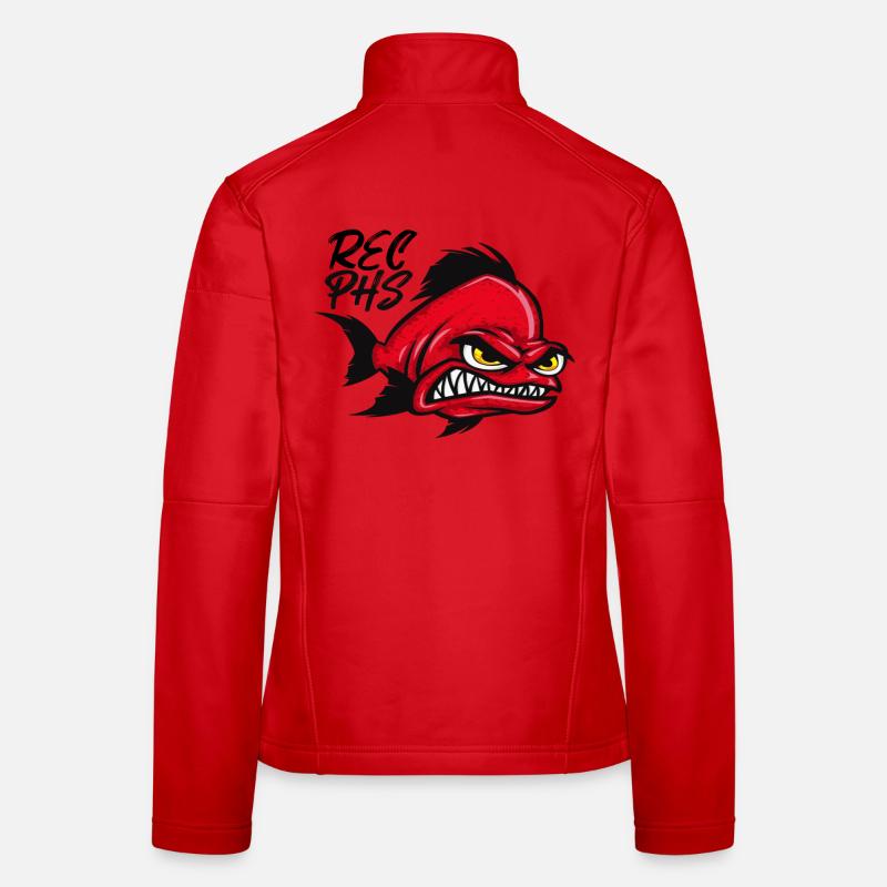 Rostocker Eishockey - Frauen Softshelljacke - Rot