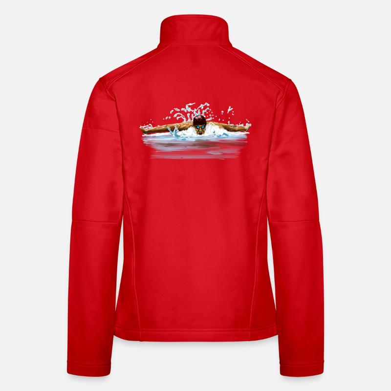 swimmer Women's Softshell Jacket