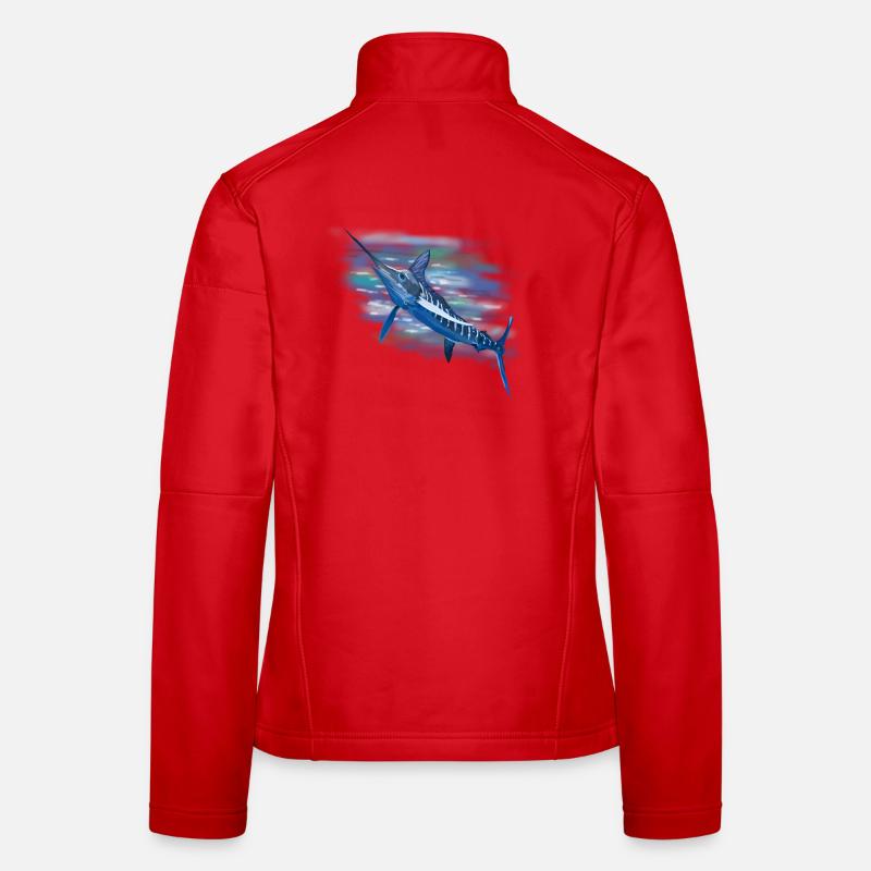 espadon Veste en tissu softshell Femme