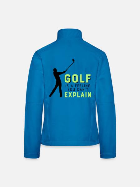 golf - Women's Softshell Jacket - red - Back