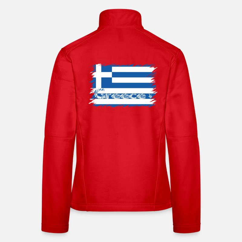 Grèce Veste en tissu softshell Femme