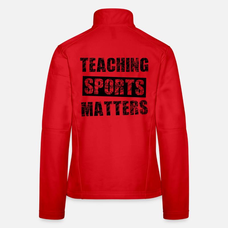 Professeurs de sport Veste en tissu softshell Femme