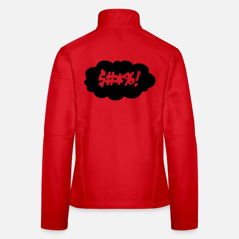 A curse in a thinking cloud $#*%! * Women's Softshell Jacket