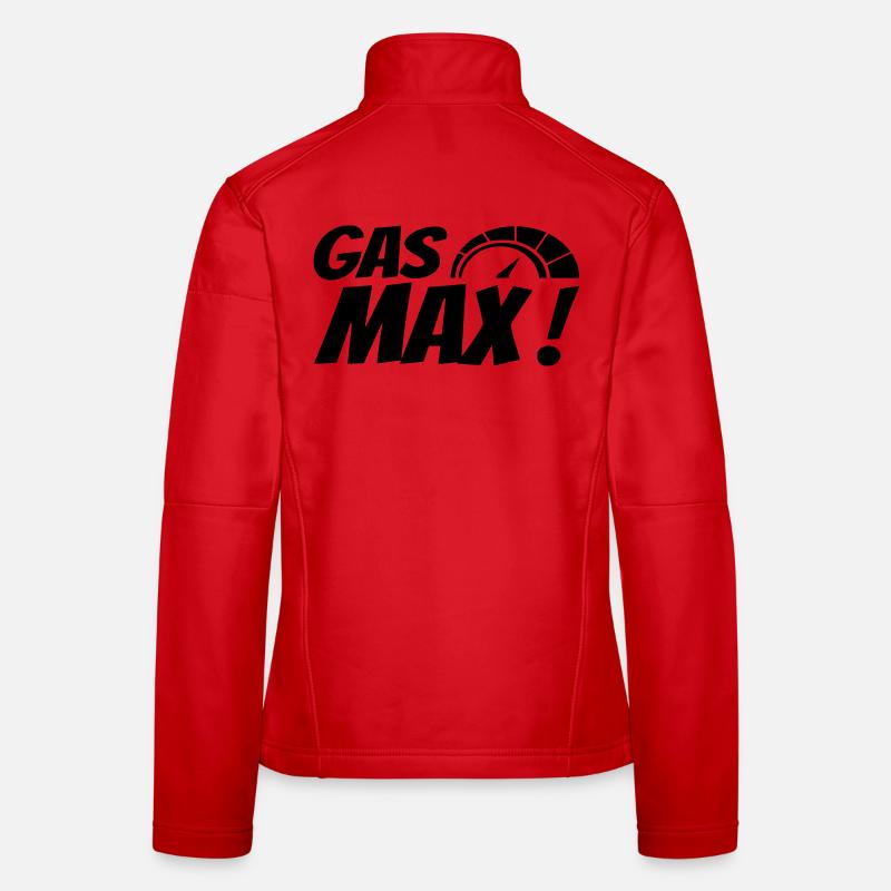 Gas max! Throttle! Make speed! Race * Women's Softshell Jacket
