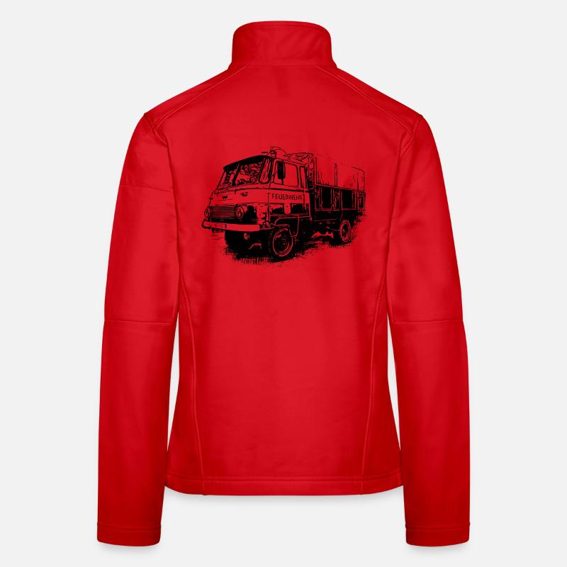 Robur Flatbed LO LD IFA Fire Brigade Women's Softshell Jacket