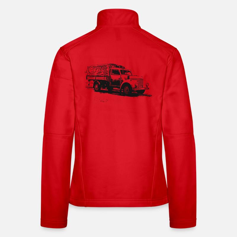 Framo Barkas V 901/2 - Frauen Softshelljacke - Rot