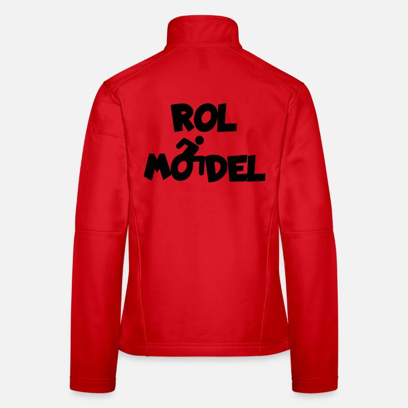 Jeder Rollstuhlfahrer ist ein Vorbild # Frauen Softshelljacke