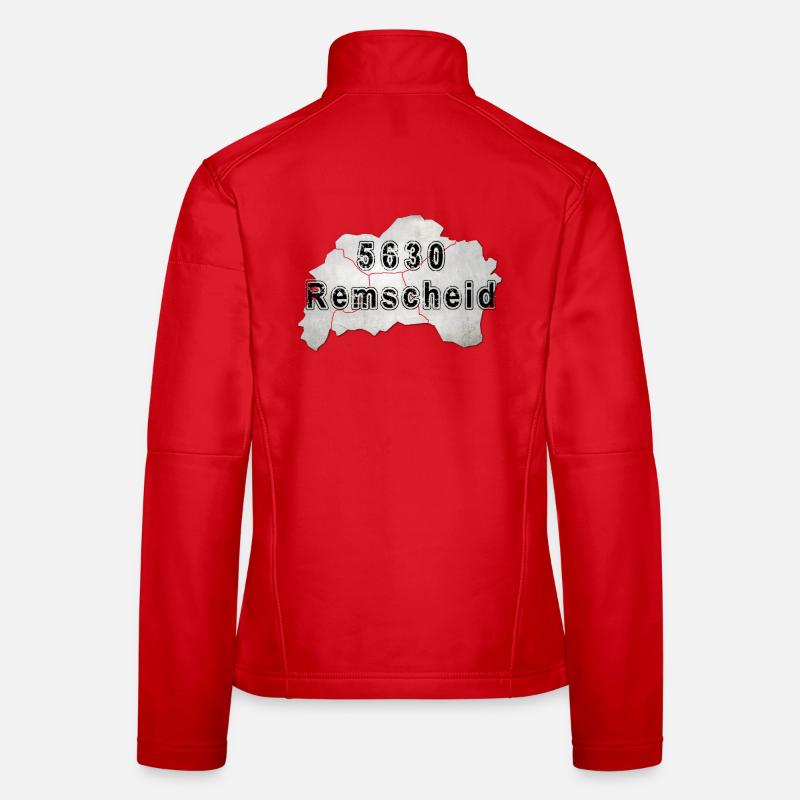 Remscheid 5630 Postkartenstil Frauen Softshelljacke