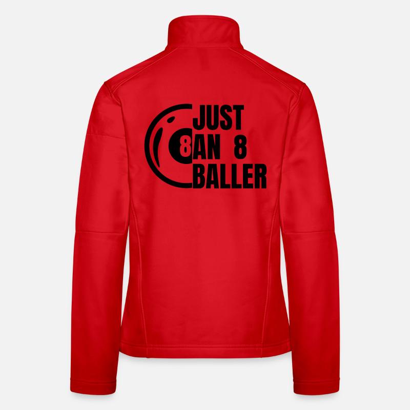 Only one 8-ball player Women's Softshell Jacket