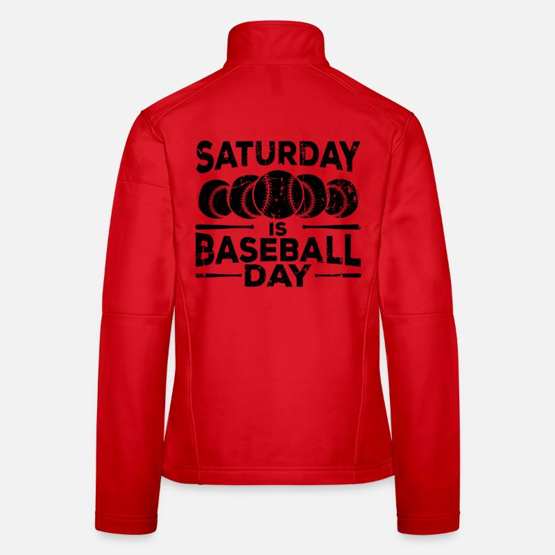 Baseballtag Frauen Softshelljacke