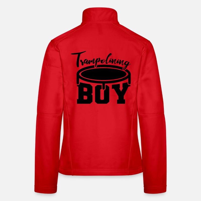 Drôle de pull trampoline Veste en tissu softshell Femme