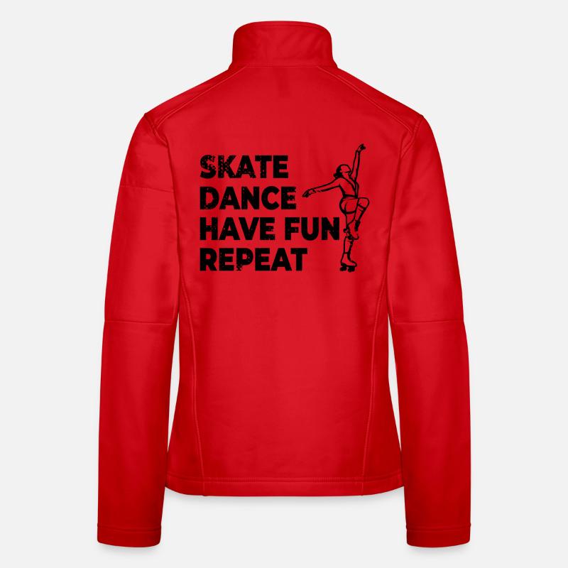 Patiner, danser, s’amuser, répéter Veste en tissu softshell Femme