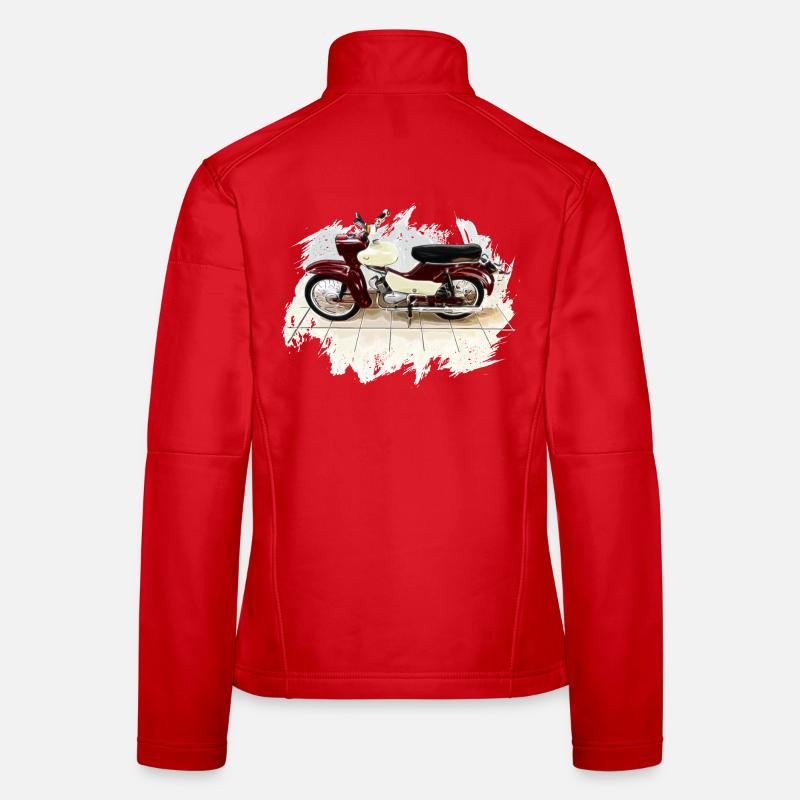 Simson Star - Frauen Softshelljacke - Rot