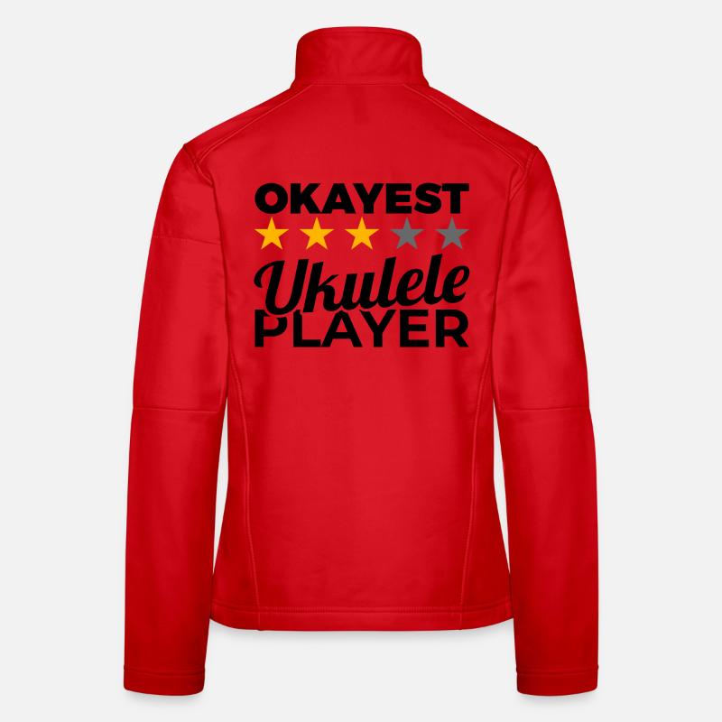 Funny ukulelist Women's Softshell Jacket