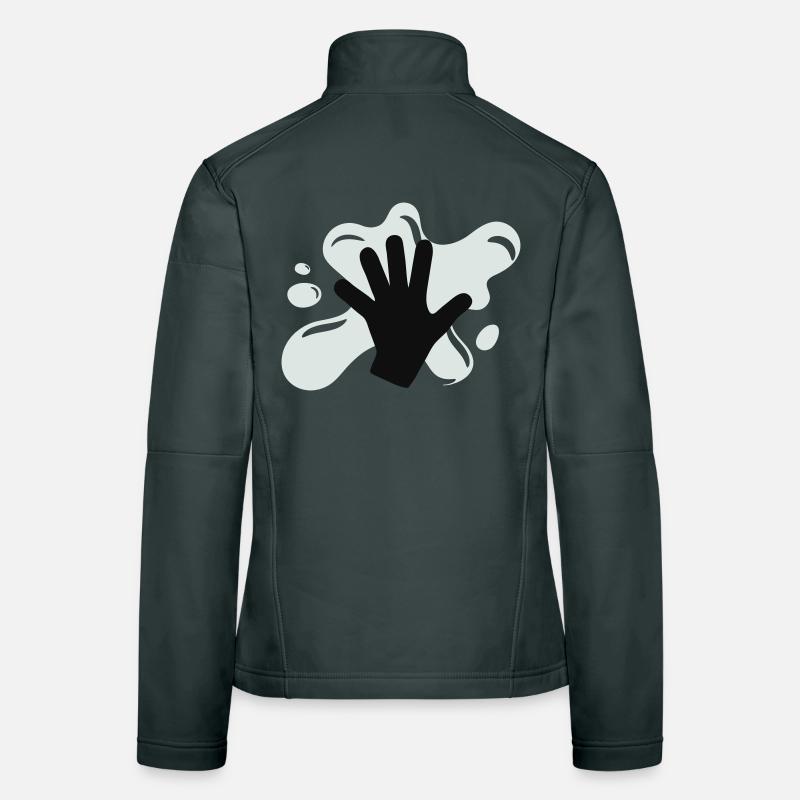 Klima Kleber Aktion Frauen Softshelljacke