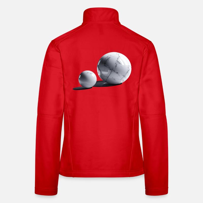 Marble Ball/Sphere Women's Softshell Jacket