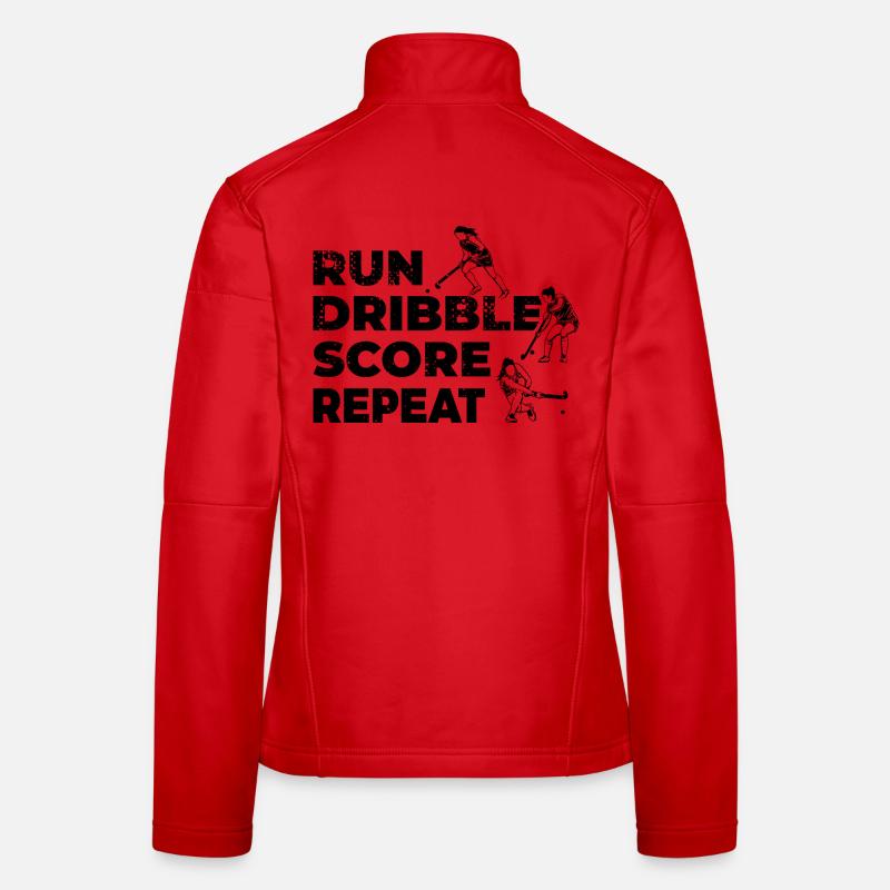 Exécuter Dribble Score Répéter Veste en tissu softshell Femme
