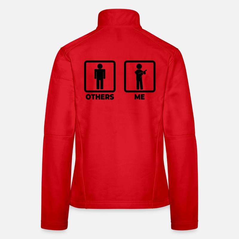 Funny Ukulele Player Women's Softshell Jacket