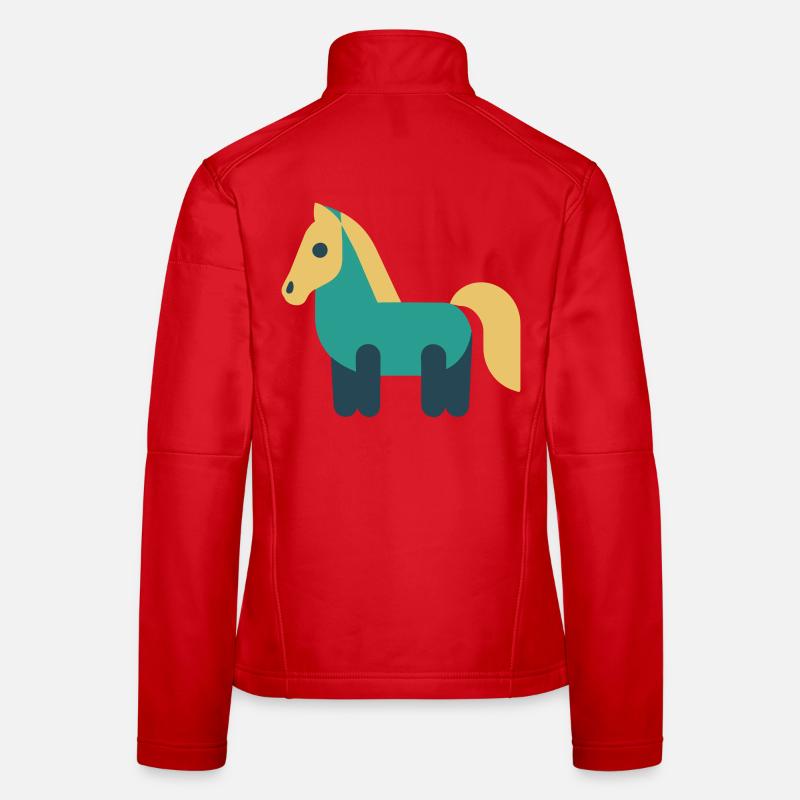 Pferdchen Frauen Softshelljacke