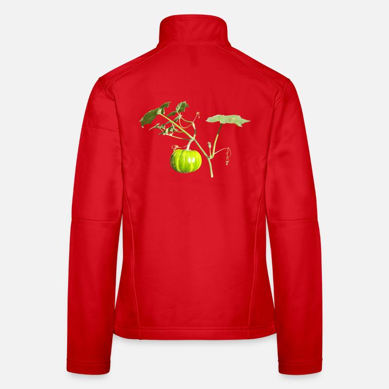 Citrouille Veste en tissu softshell Femme