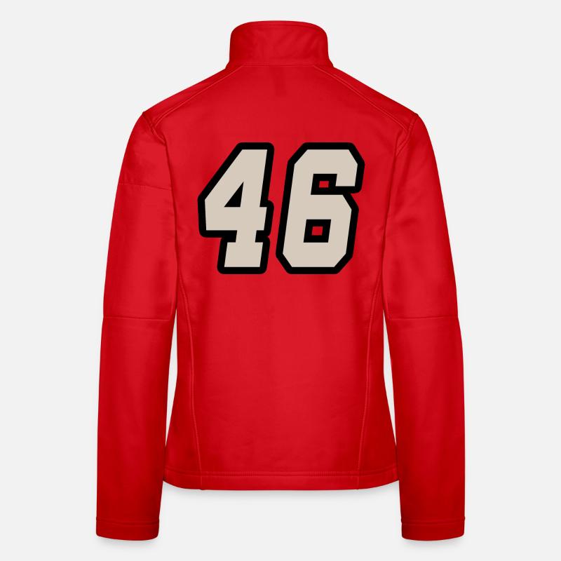 Nummer sechsundvierzig 46 Frauen Softshelljacke