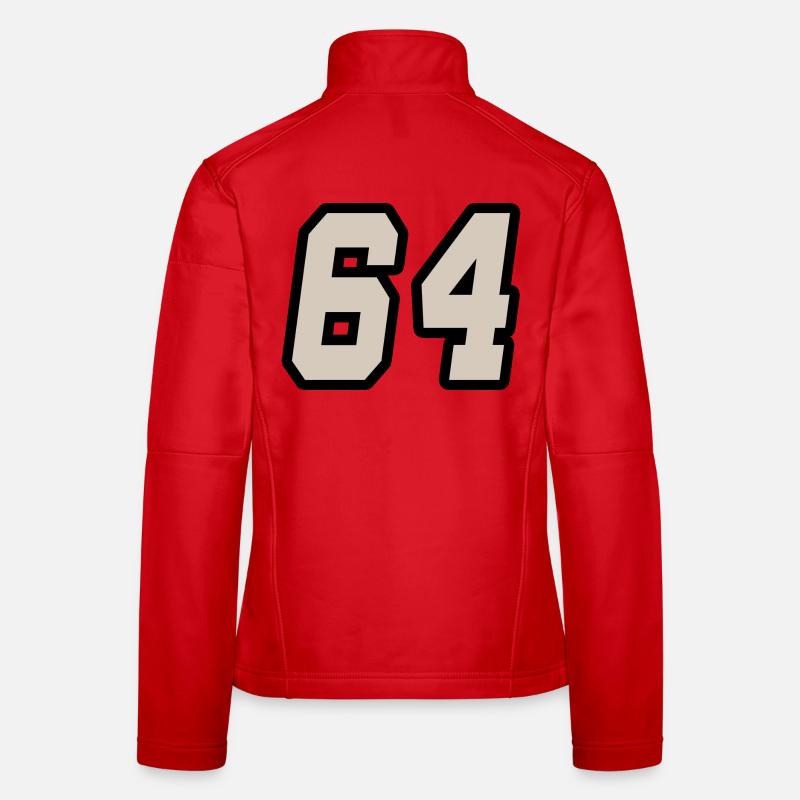 Nummer vierundsechzig 64 Frauen Softshelljacke