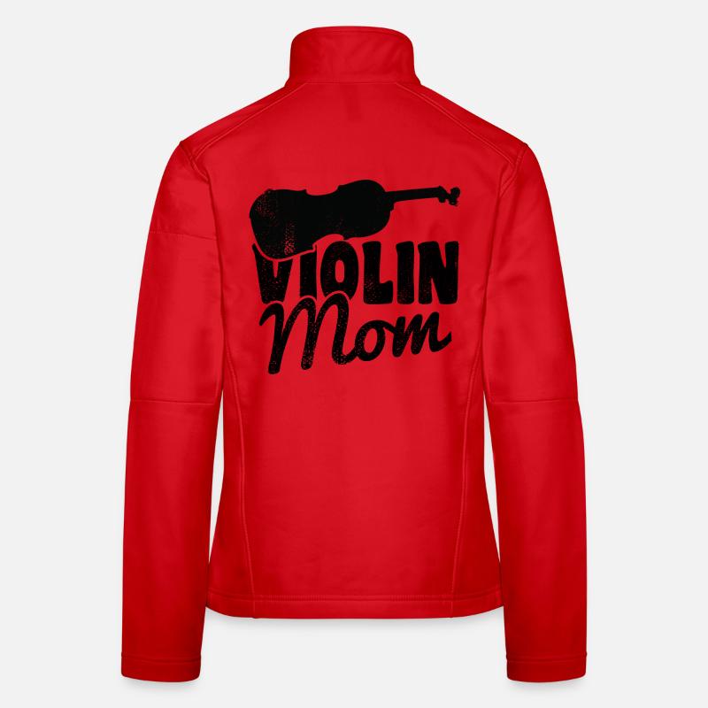 Violinistin Mutter Frauen Softshelljacke