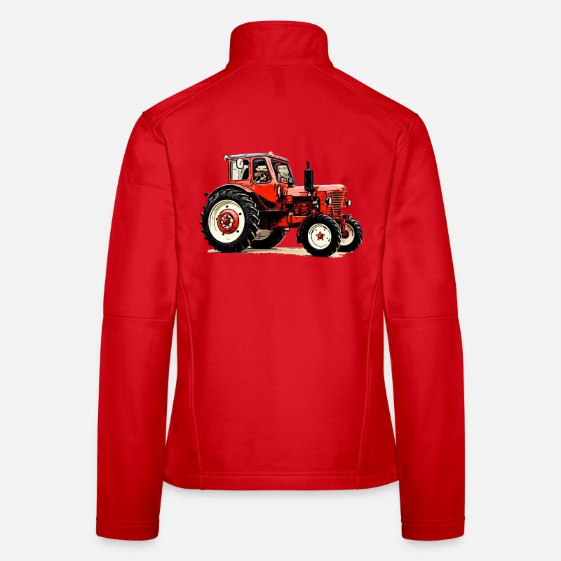 Belarus mts 50 - Frauen Softshelljacke - Rot